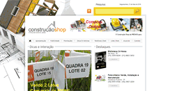 Desktop Screenshot of construcaoshop.com.br